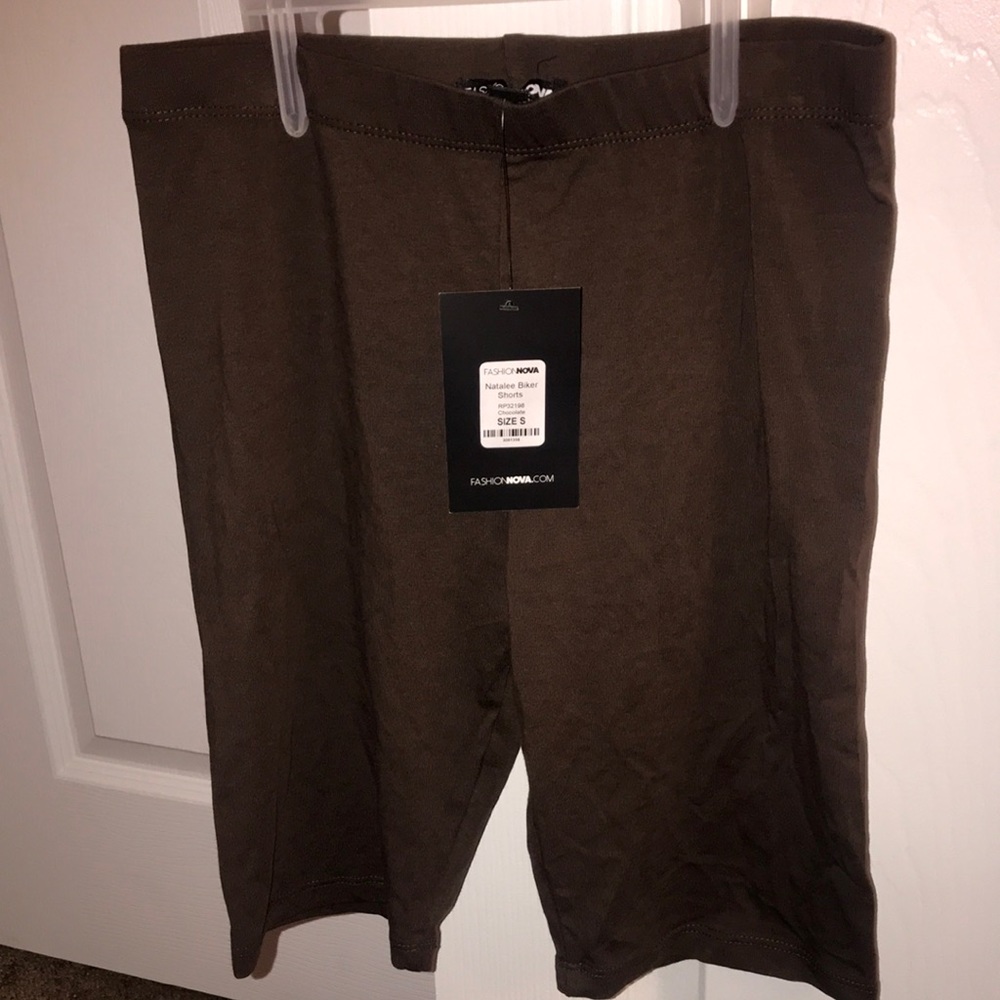 Brand new fashion nova biker shorts. 95% cotton, 5% spandex. Size small.